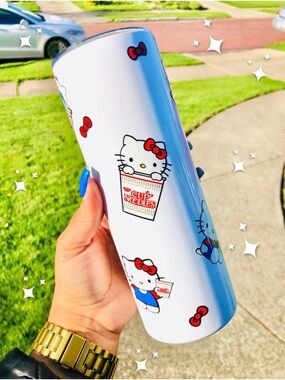 Hello Kitty x Cup Noodles White Insulated Tumbler 20oz